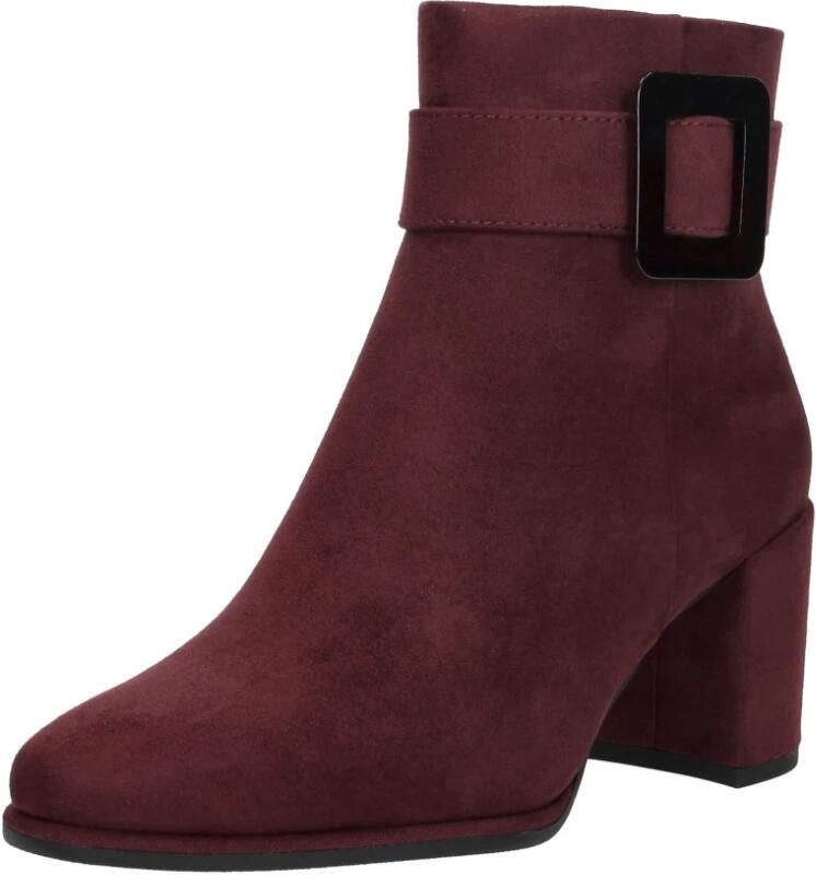 Marco Tozzi Laarsjes blokhak enkellaarsjes met modieuze siergesp - Foto 2