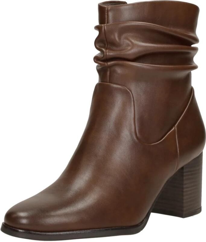 Marco Tozzi Enkellaarjses bruin Synthetisch Dames - Foto 3