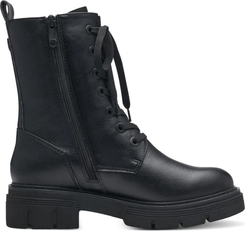 Marco Tozzi Klassieke zwarte veterschoenen