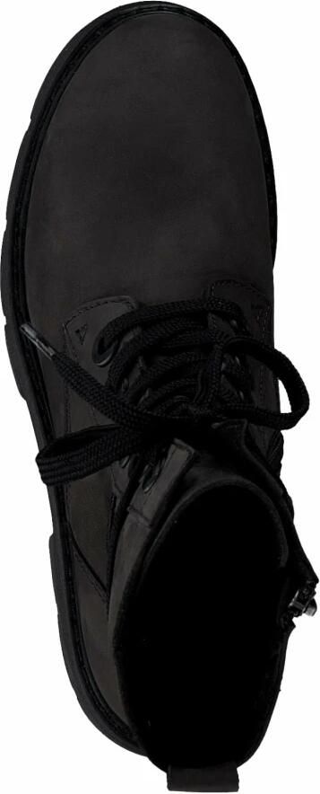 Marco Tozzi MT Leather upper and Feel Me insole Dames Lace Boot Flat ANTHRACITE N.C - Foto 3