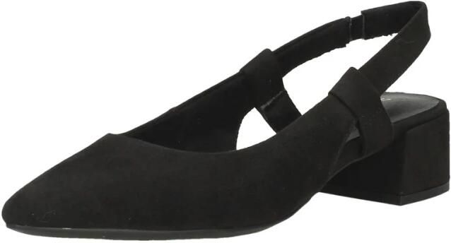 Marco tozzi Zwarte Slingback Schoenen Vegan Suède Black Dames - Foto 6