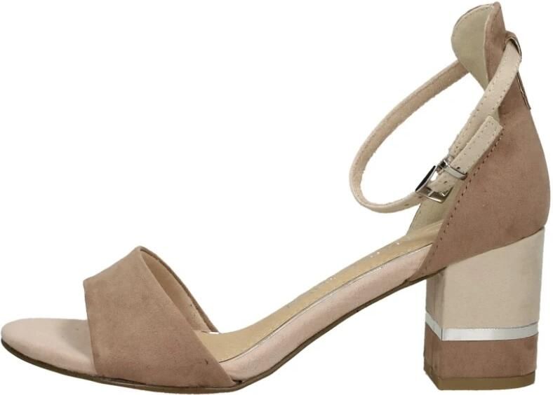 Marco tozzi Suède Enkelband Sandaal Beige Dames - Foto 3