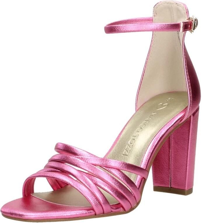 Marco tozzi Metallic Roze Sandalette met Enkelband Pink Dames - Foto 4