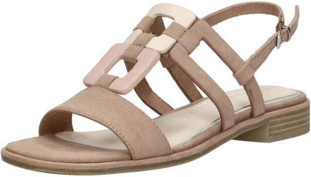 Marco Tozzi Sandalen Plat Sandalen Plat Beige - Foto 2