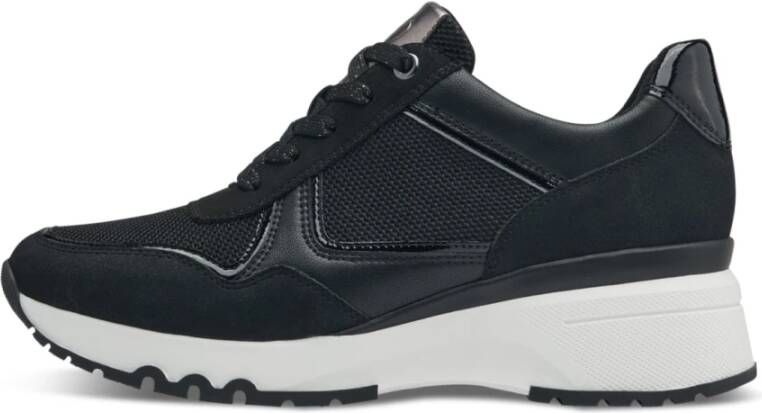 Marco tozzi Zwarte Sneakers voor Vrouwen Black Dames