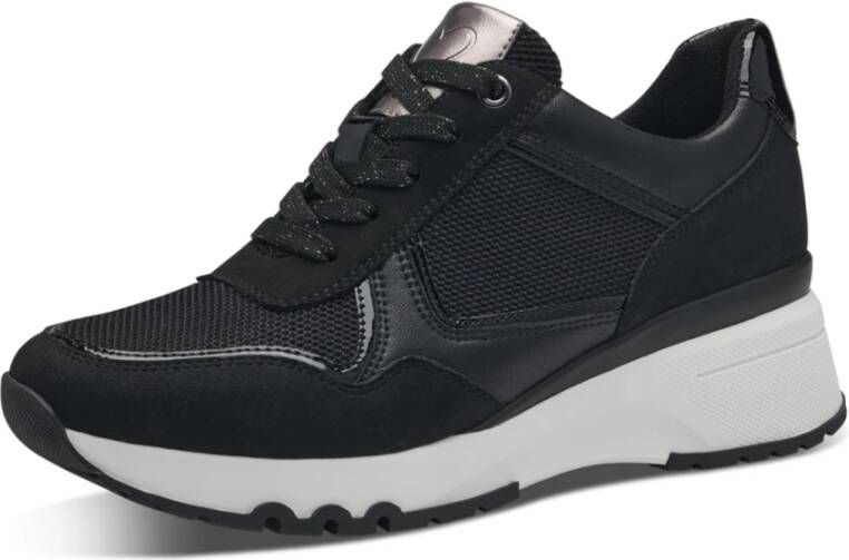 Marco tozzi Zwarte Sneakers voor Vrouwen Black Dames
