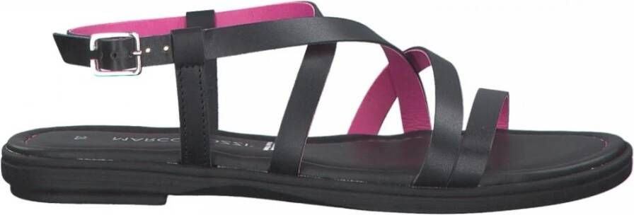 marco tozzi Platte sandalen Zwart Dames