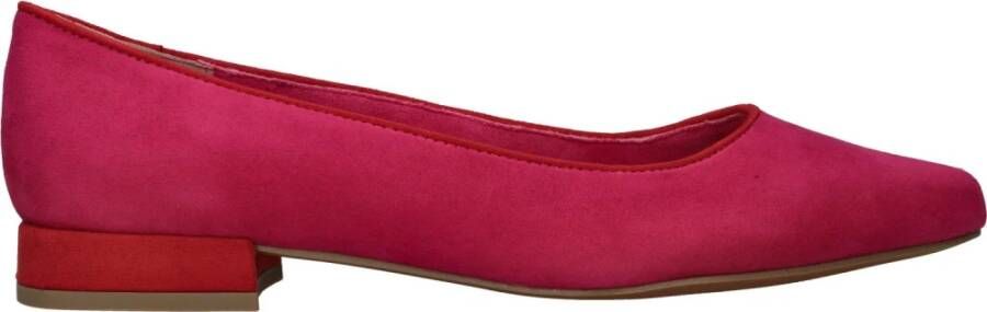 marco tozzi Roze Vegan Ballerina Schoenen Pink Dames