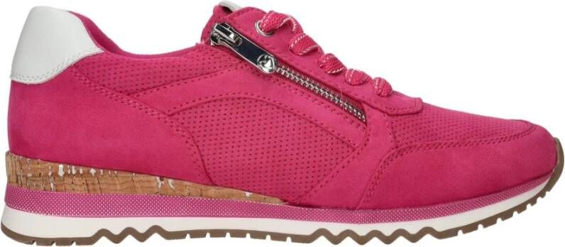 Marco tozzi Sportieve Vegan Sneaker in Roze Pink Dames
