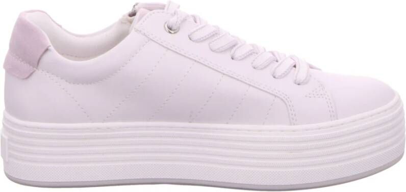 Marco Tozzi Plateausneakers met contrastbeleg bij de hiel