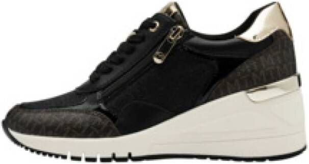 Marco Tozzi Zwarte lage top sneakers voor dames