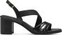 Marco tozzi Zwarte platte sandalen met hoge hakken Black Dames - Thumbnail 1