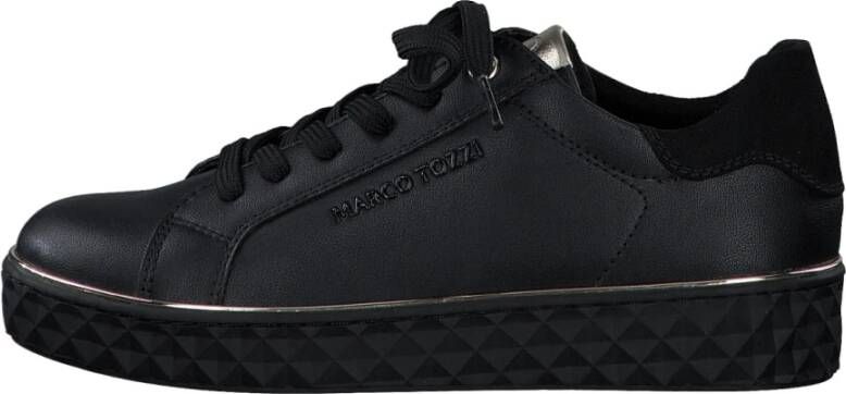Marco Tozzi Zwarte Sneakers voor Vrouwen