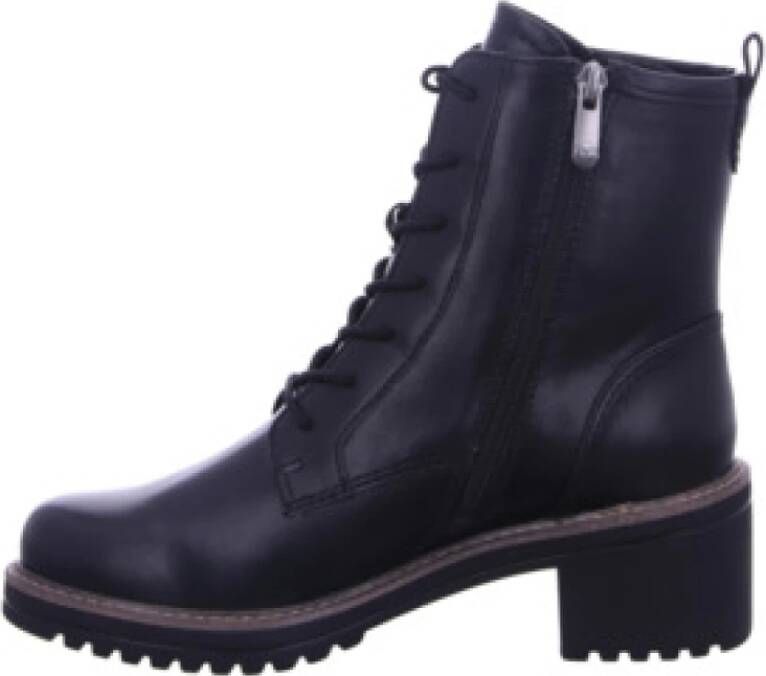 Marco Tozzi Zwarte Veterschoenen voor Dames