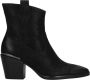 Marco tozzi Zwarte Western Stijl Enkellaars Black Dames - Thumbnail 3