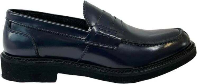 Marechiaro 1962 Blauwe platte schoenen Glossy finish Model 5697S