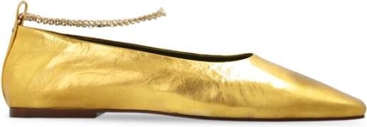 Maria Luca Augusta leren balletflats Yellow Dames