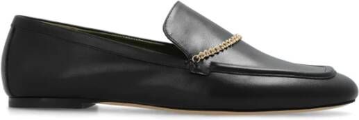 Maria Luca Leren loafers Black Dames