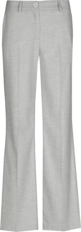 Marie Méro Grijze Bootcut Viscose Broek