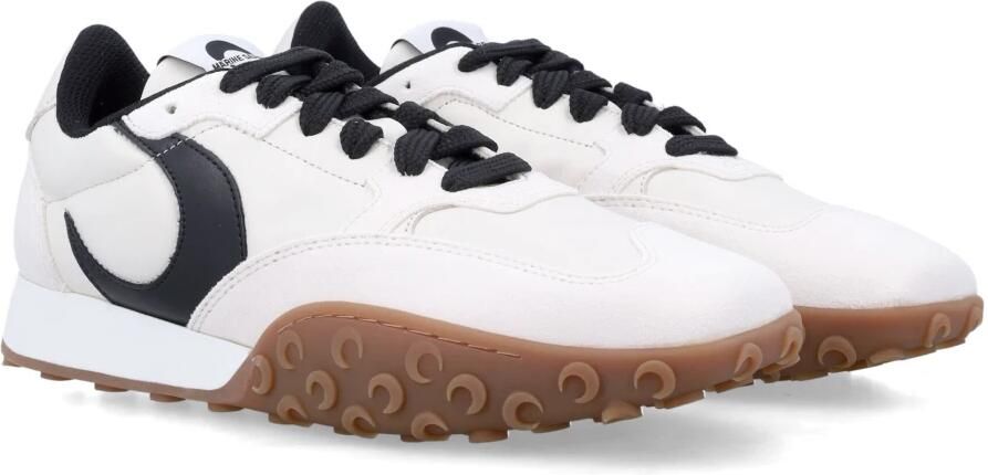 Marine Serre Ecru Sneakers met Vierkante Neus - Foto 2