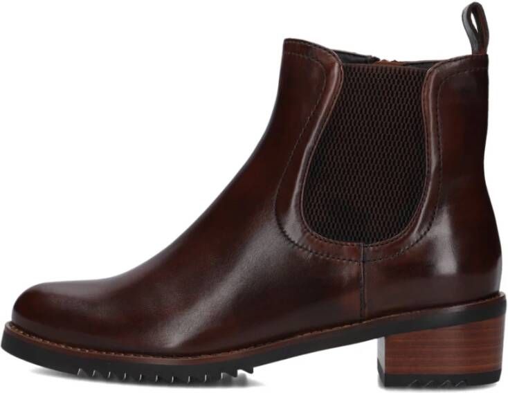 MARLOU Gg411 Enkellaarsjes Enkelboots met rits Dames Bruin - Foto 5