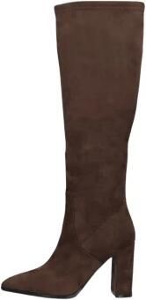 MARLOU Enkellaarsjes Enkelboots met rits Dames Bruin - Foto 6