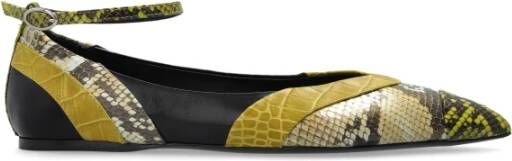 Marni Ballerina's met slangenprint