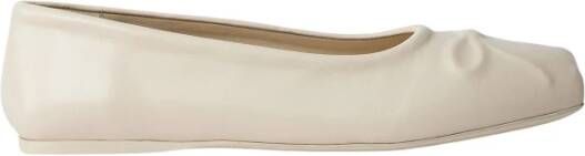 Marni Ballerina`s van leer met strikmotief