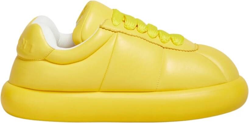 Marni BigFoot 2.0 Kalfsleren Sneakers Yellow Heren