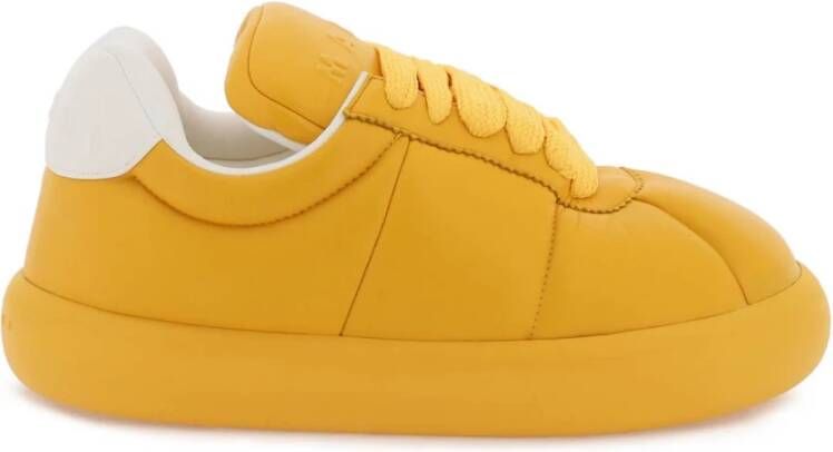 Marni Bigfoot 2.0 Leren Sneakers Yellow Heren