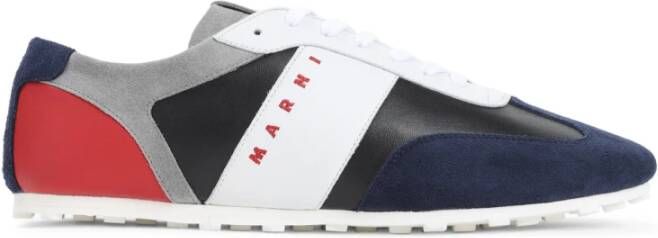Marni Blauwe Sneakers voor Mannen Aw25