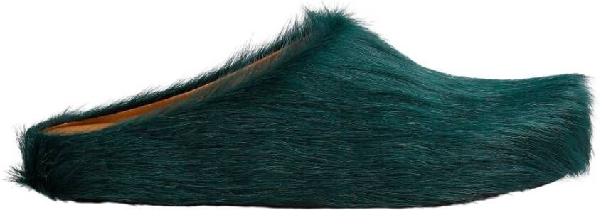 Marni Bont Voetbed Sandalen Blote Voeten Gevoel Green Heren