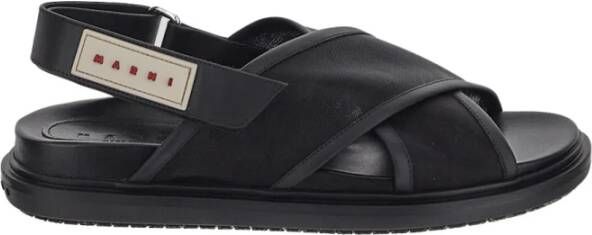 Marni Criss Cross Sandalen Black Dames