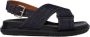 Marni Denim Sandalen met Verstelbare Band Blue Dames - Thumbnail 7