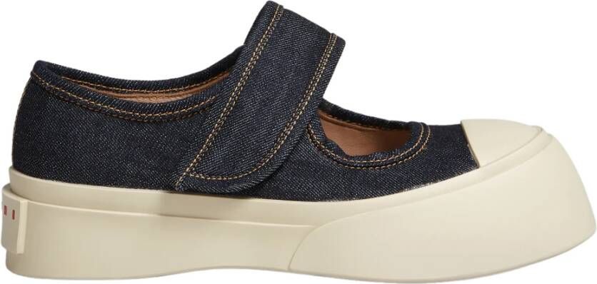 Marni Denim mary jane sneaker Blue Dames