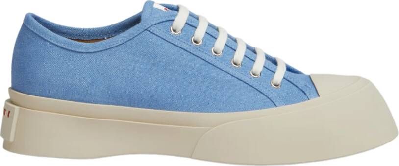 Marni Denim pablo lace-up sneaker Blue Heren