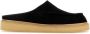 Marni Elegante Zwarte Suède Pantoffels Black Heren - Thumbnail 1