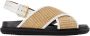 Marni Multicolor Leren Fussbett Sandalen Meerkleurig Dames - Thumbnail 1