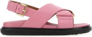 Marni Flat Sandals Roze Dames