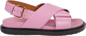 Marni Flat Sandals Roze Dames