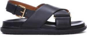 Marni Flat Sandals Zwart Dames