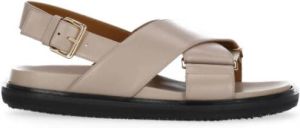 Marni Fussbett Sandalen Beige Dames