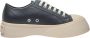 Marni Zwarte Leren Sneakers met Contrasterende Details Black Dames - Thumbnail 1