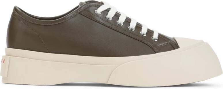Marni Groene Sneakers Aw25 Luxe Comfortabel Veelzijdig