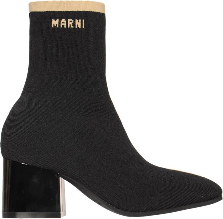 Marni Heeled Boots Zwart Dames