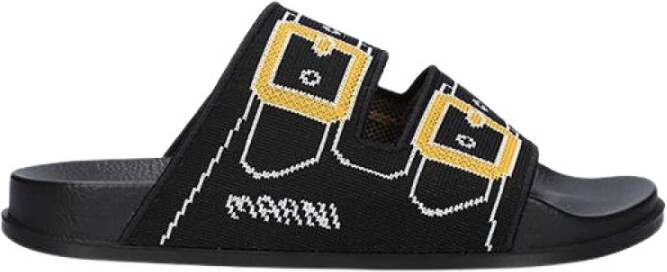 Marni Heren Slippers Samr003802 P4547 Zo137 Black Heren