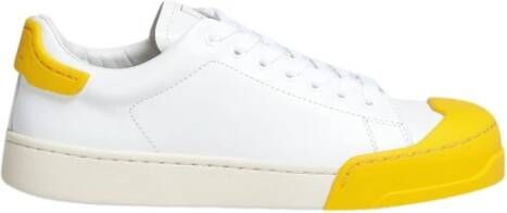 Marni Kleurrijke Rubberen Detail Sneakers White Dames