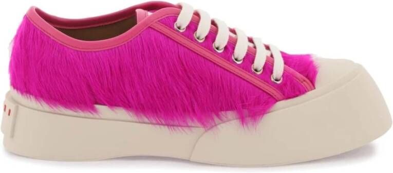 Marni Langharige Pablo Sneakers Pink Heren