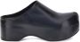 Marni Zwarte Leren Sabot Sandalen met Messing Details - Thumbnail 1