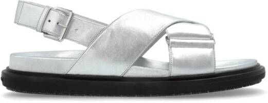 Marni Leren sandalen